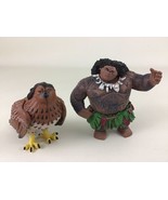 Disney Moana Deluxe Collectible Figures Maui As Hawk Maui 2pc Lot Tattoo... - £11.63 GBP