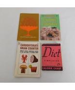 Lot of 4 Vintage Calorie Carbohydrate Counter Weight Loss Diet Booklets ... - £15.21 GBP