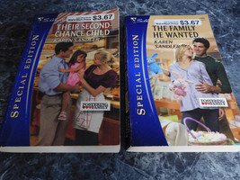 Harlequin SE Karen Sandler lot of 2 Fostering Family Series Paperbacks - £1.79 GBP