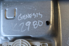 2009-14 HYUNDAI GENESIS SEDAN FRONT RIGHT DOOR INNER PLATE PANEL MOTOR image 9