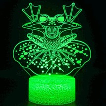 3D Frog Night Light Table Desk Optical Illusion Lamps 7 Color Changing Lights Le - £23.67 GBP