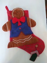 Vintage International Silver Company Gingerbread Stocking 1999 Christmas - £24.90 GBP