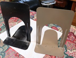 Metal bookends 9 by 5 inches different colors - $15.00