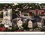 First Methodist Church Fort Worth Texas TX UNP Linen Postcard R28 - $2.92