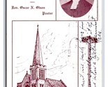St Paul&#39;s Church Proposed Plan Chicago Illinois IL 1911 DB Postcard P24 - $16.88