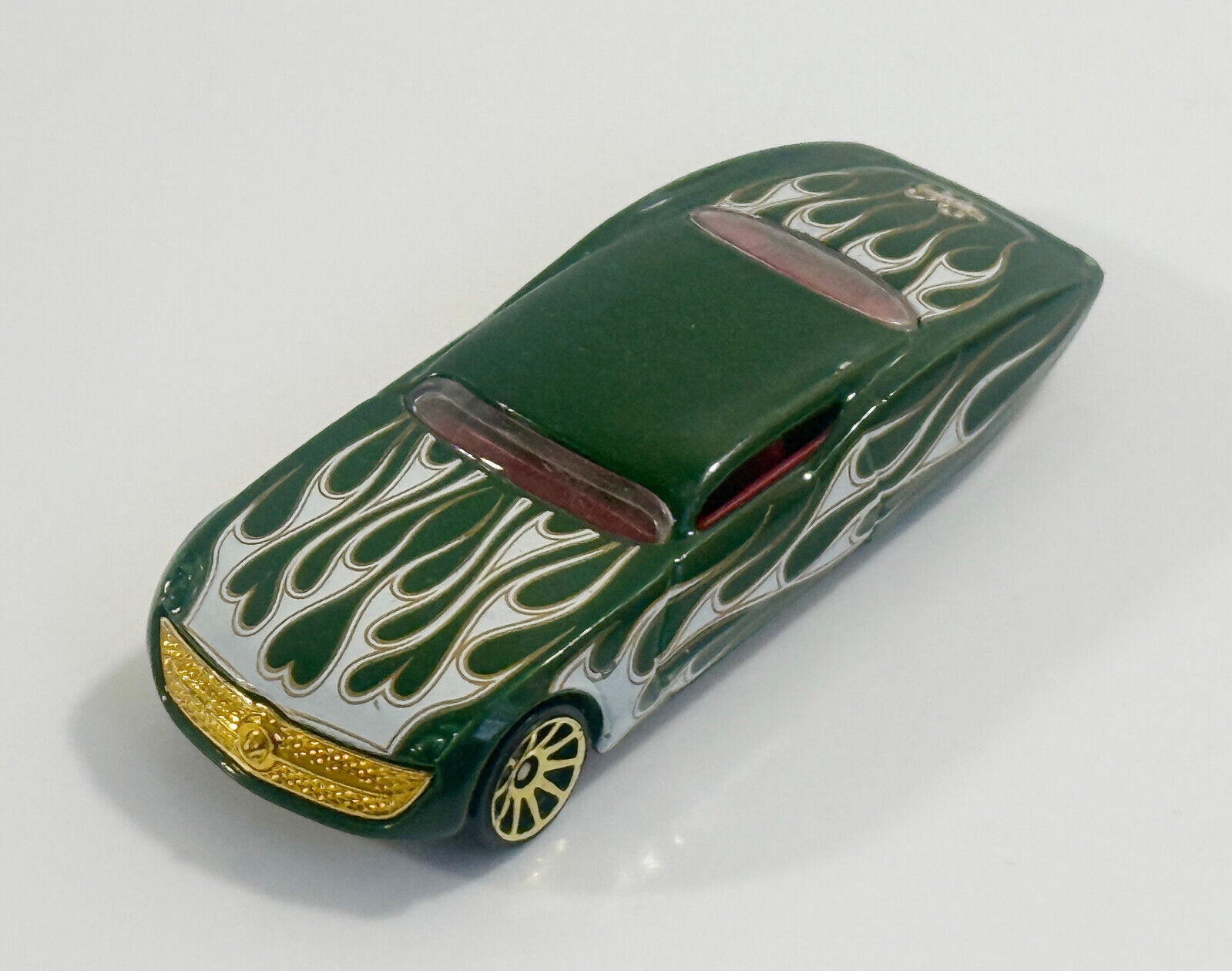 Hot Wheels Holiday Hot Rods Ford Gangster Grin White Flames  - $2.19