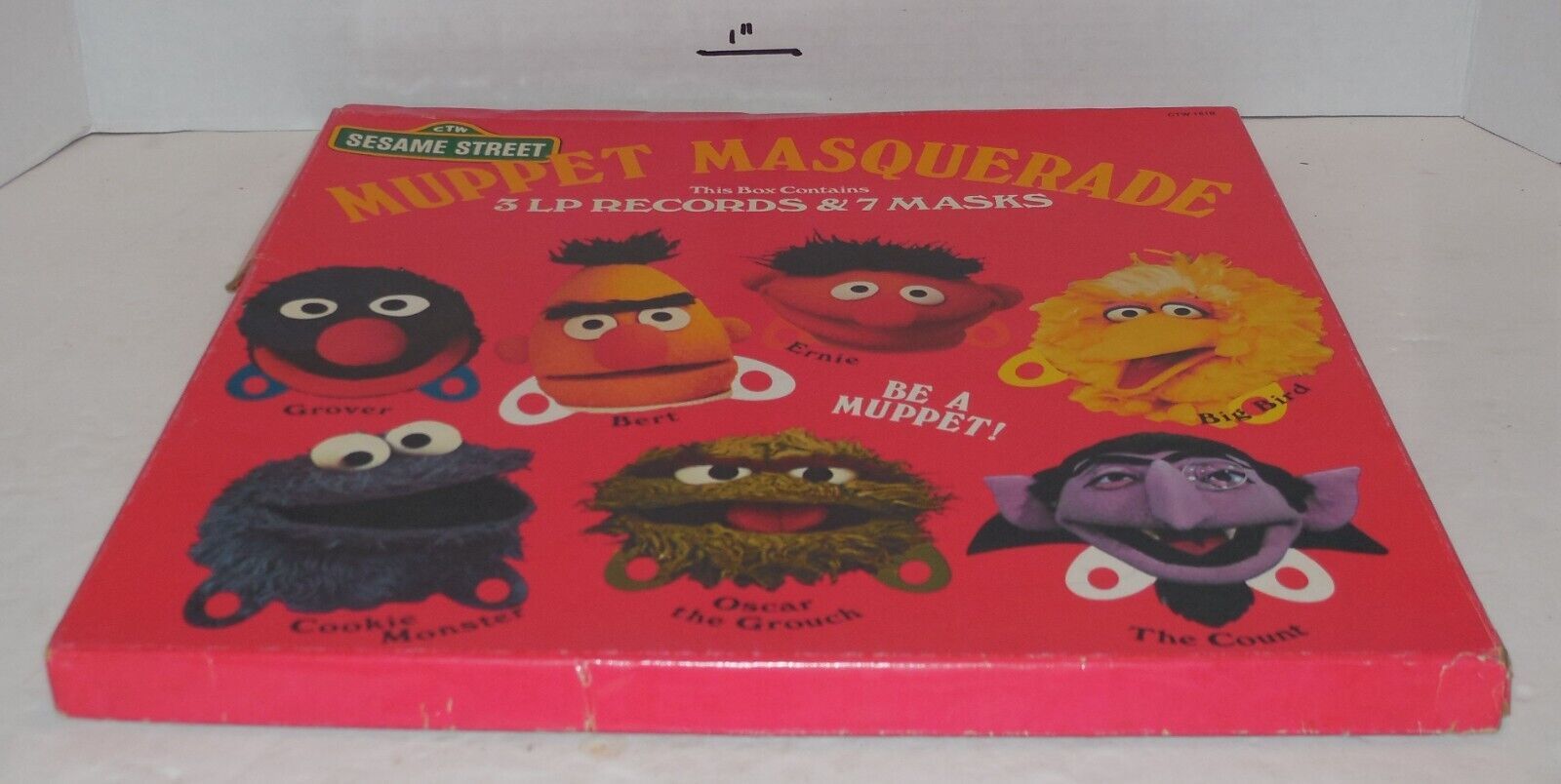 Sesame Street Muppet Masquerade Vinyl 3 Lp Set Record Album CTW 161B OOP RARE Item image 2