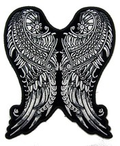 ORNATE ANGEL WINGS PATCH #9183 EMBROIDERED 5 INCH BIKER WING patches NEW... - $7.55