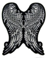 ORNATE ANGEL WINGS PATCH #9183 EMBROIDERED 5 INCH BIKER WING patches NEW... - £5.90 GBP