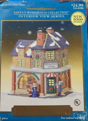 Primary image for 2000 Santa's Workbench Collection Turn and Stitch Tailor Christmas Village