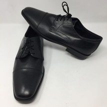 Ecco Black Leather Gore Tex Dress Lace Up Shoes Size 12-12.5 US 47 EU GT... - $98.99