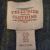 Telluride Clothing Company Sweater Size M Green 1/4 Zip Fleece - £15.64 GBP