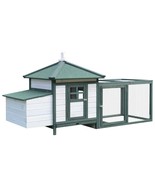 PawHut 77 Wooden Chicken Coop: Run &amp; Nesting Box - $426.71 CAD