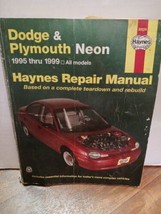 Haynes 30034 Dodge &amp; Plymouth Neon Repair Manual 1995 Thru 1999 All Models  - $9.89