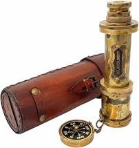 Antique Brass Telescope Dollond London 16 inch Nautical Spyglass Christmas Gift - $39.69