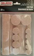 Felt Pads Peel &amp; Stick Various Sizes Circles &amp; Strips 27/Pk - £2.32 GBP