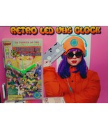 Retro Original backlit LED VHS Clock, Dungeons and Dragons Cartoon VHS C... - $487.28 MXN
