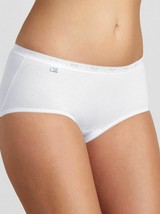 2 Women&#39;s Cotton Elastic Slips by Sloggi Basic Midi Stretch Underwear - £14.91 GBP