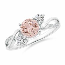 Authenticity Guarantee

ANGARA Morganite and Diamond Twisted Vine Ring in 14K... - $1,407.12