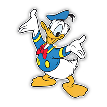Funny Donald Duck Sticker Vinyl Decal Precision Cut Waterproof Laptop Car Phone - $4.50 - $18.00
