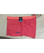 New Nike Women&#39;s All Sports Shorts Orange Polka Dots Design Sz XL - $474.98 MXN