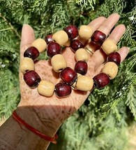 2 Stck. Natur Kadamb Holz Armband Verstellbar Unisex 15 mm Perle, Beige ... - $12.21