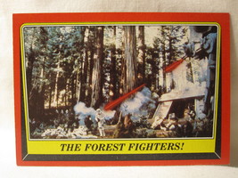 1983 Star Wars - Return of the Jedi Trading Card #107: The Forest Fighters - £1.58 GBP
