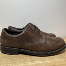 Rockport Oxford APM2031C Brown Leather Casual Dress Lace Up Men&#39;s Shoes 13 M - £16.43 GBP