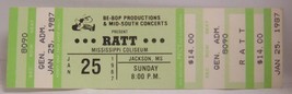RATT (STEPHEN PEARCY) - VINTAGE 1987 UNUSED WHOLE CONCERT TICKET - $281.87 MXN
