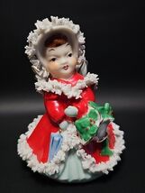 Blume Exclusives Japan Christmas Angel Spaghetti Trim Figurine Holly Red... - $740.55 MXN