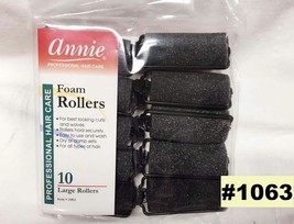ANNIE LARGE FOAM ROLLERS ITEM # 1063 1&quot; DIAMETER 10 - £1.43 GBP