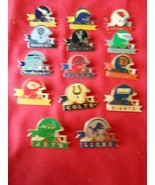Great Collection 14 Metal NATIONAL FOOTBALL LEAGUE &quot;Tie Tacks&quot;.....ON  SALE - £35.09 GBP