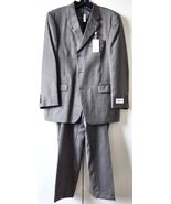 NWT Piere Cardin 100% Worsted Wool Suit Heather Gray Jacket 44S | Pants ... - $44.55