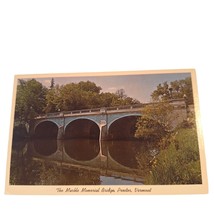 Postcard The Marble Memorial Bridge Proctor Vermont Chrome Unposted - $6.92