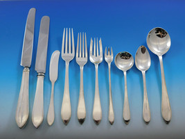 Reeded Edge by Tiffany Sterling Silver Flatware Set for 8 Service 84 pcs Dinner - £9,879.67 GBP