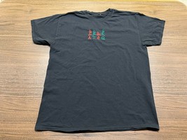 A Tribe Called Quest ATCQ Stick Figures Men’s Black Embroidered T-Shirt ... - £15.74 GBP