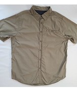 Ozark Trail Short Sleeve Vented Outdoors Shirt Mens Sz Large Rip Stop Ma... - £10.02 GBP