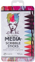 Dina Wakley Media Scribble Sticks 12/Pkg- - £17.88 GBP
