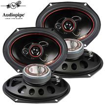 Audiopipe 6x8&quot; 3-Way CSL Series Coaxial Car Speakers 300 Watts 2-Pairs CSL6803R - £84.27 GBP