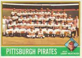 1976 Topps Pittsburgh Pirates  Team Picture 504 VG - £0.79 GBP