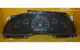 97-98 Ford F150 F250 Pickup Gas Instrument Cluster NoTach Low MIles under 135K - $173.20