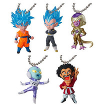 Dragon Ball UDM Burst 11 Keychain Swing Mascot Goku Vegeta Frieza Jaco M... - $13.99