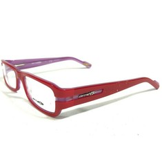 Arnette Eyeglasses Frames MOD.7006 1016 Purple Red Rectangular 52-17-135 - £40.03 GBP