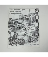 U.S. National Open Baton Twirling Championships 1981 Indianapolis IN Pro... - €14,00 EUR