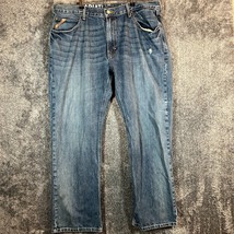 Ariat Bootcut Jeans Mens 40x32 Medium Wash M4 Lowrise Tabac Western Work... - $27.25