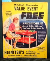 1950 Antique Heinitsh Furniture Co Catalog Lancaster Pa Retro Kitchen Swim Suit - $67.27