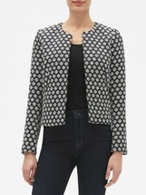 Banana Republic Black Dot Jacquard Coco Jacket Size 14 Blazer NWT - £106.23 GBP