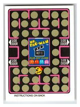 Fleer Ms. Pac-Man 1981 Rub-Off Game Non-Sport Card - $6.47