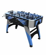Blue Grey Black 4-foot Foosball Table with Abacus Scorers and 2 Balls - $376.95