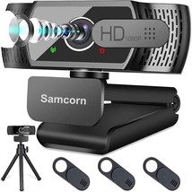 Webcam with Microphone for Desktop 1080P HD USB Webcam Live Streaming Laptop PC  - £44.62 GBP
